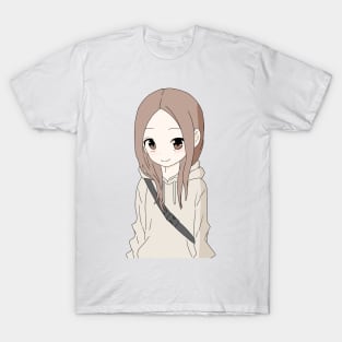 Takagi san wearing a hoodie T-Shirt